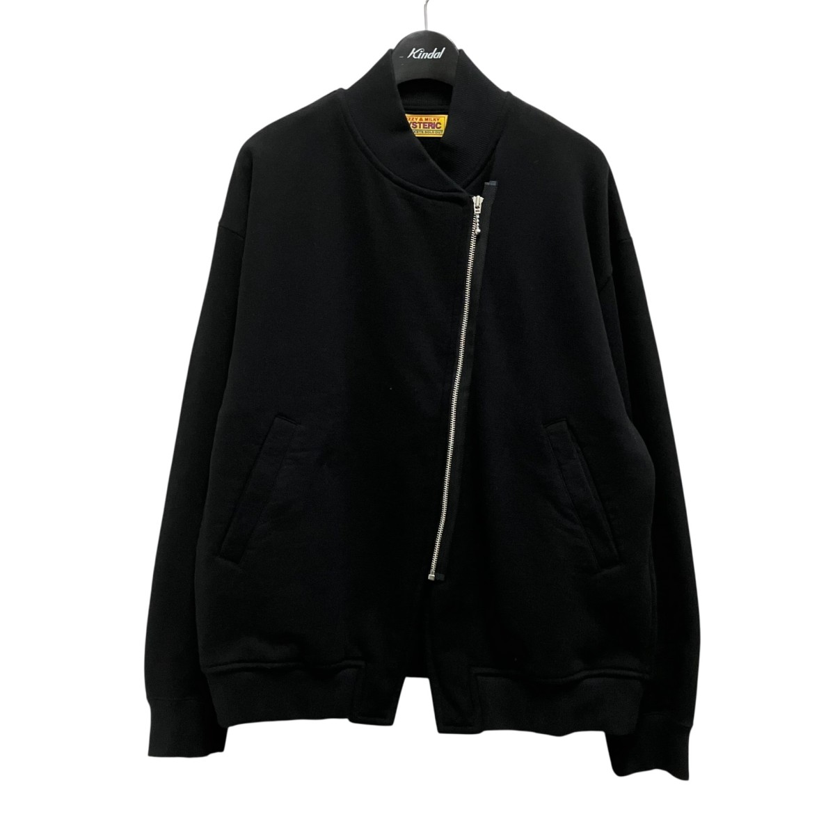 【中古】 Hysteric Glamour　 アップリケジャンパー 01253CJ04 ブラック サイズ：F 【190326】（ヒステリックグラマー）
