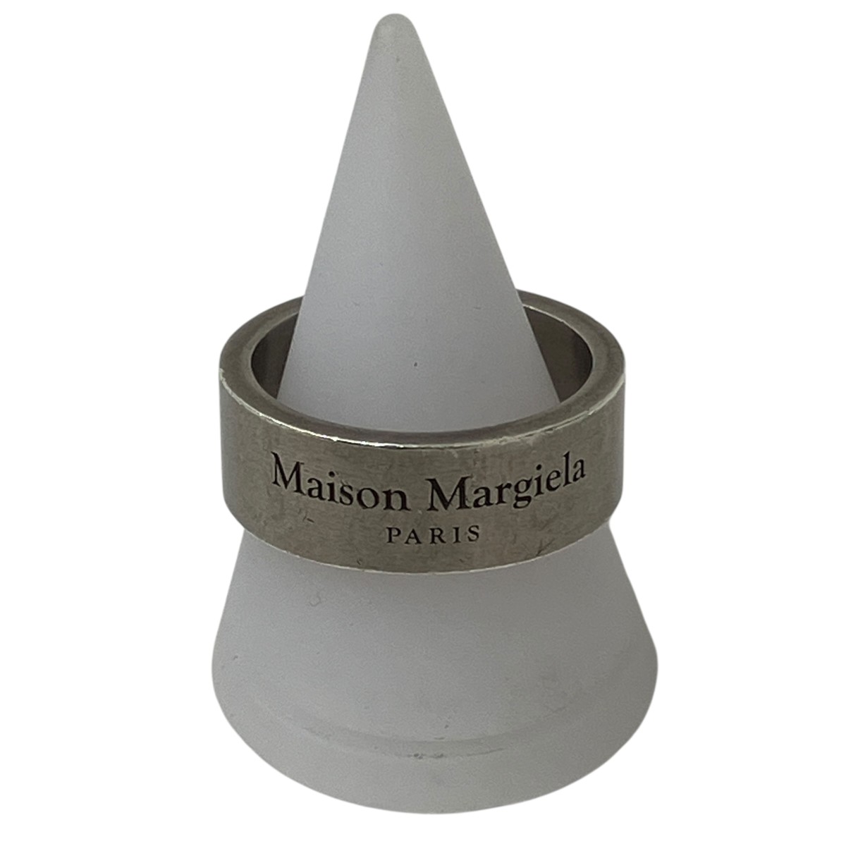【中古】 Maison Margiela 8mm 指輪 SM1UQ0082 シルバー サイズ:19号 【190326】(メゾンマルジェラ)