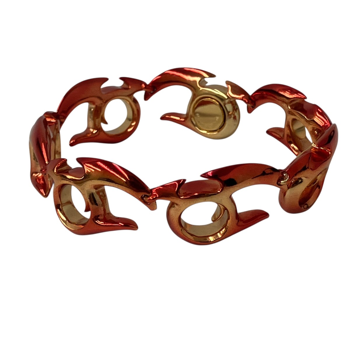 【中古】 AMBUSH　 オーガニックホーン ブレスレット レッド 【190326】（アンブッシュ）