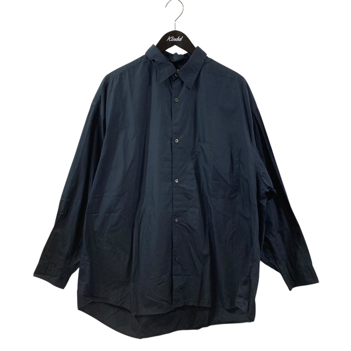 【中古】 Graphpaper 長袖シャツ GM224-50031B ネイビー サイズ:フリーサイズ 【価格見直し】