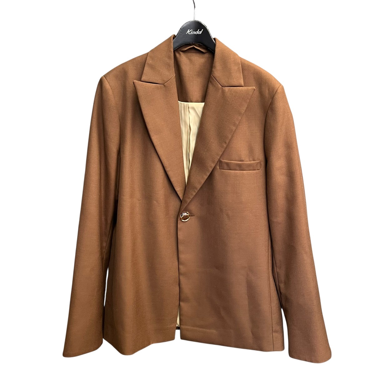 【中古】Sefr 24SS POWER BLAZER テーラードジャケット 24010310000510 ブラウン サイズ:S 【120626】(セファ)|ブランド古着のカインドオル