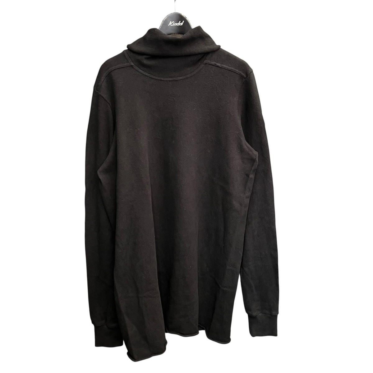 【中古】\u003cBR\u003eRICK OWENS×MONCLER\u003cBR\u003e24AW Knitted Surf Tee タートルネックカットソー MU02D8P02 M4435 黒いこと 大きさ：S\u003cBR\u003e【必要経費思いかえす】