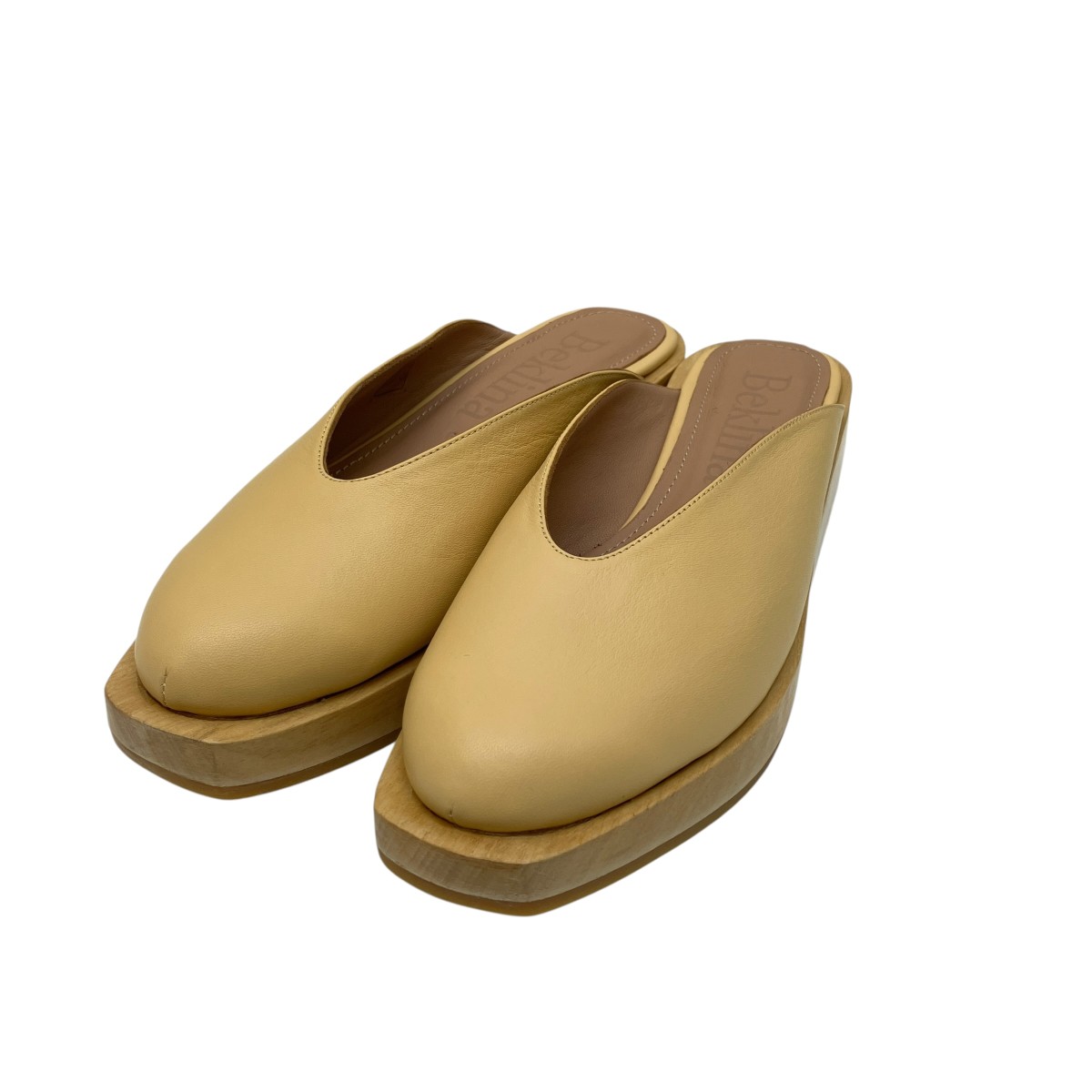 【中古】Beklina WEDGE CLOG サンダル ベージュ サイズ：9 【200326】（ベクリナ）