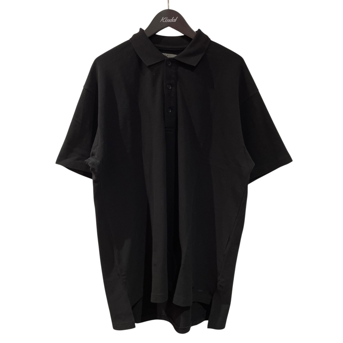【中古】 Y’S for men　 LOGO EMBROIDERY POLO 半袖ポロシャツ MP-T50-099 ブラック サイズ：3 【190326】（ワイズフォーメン）