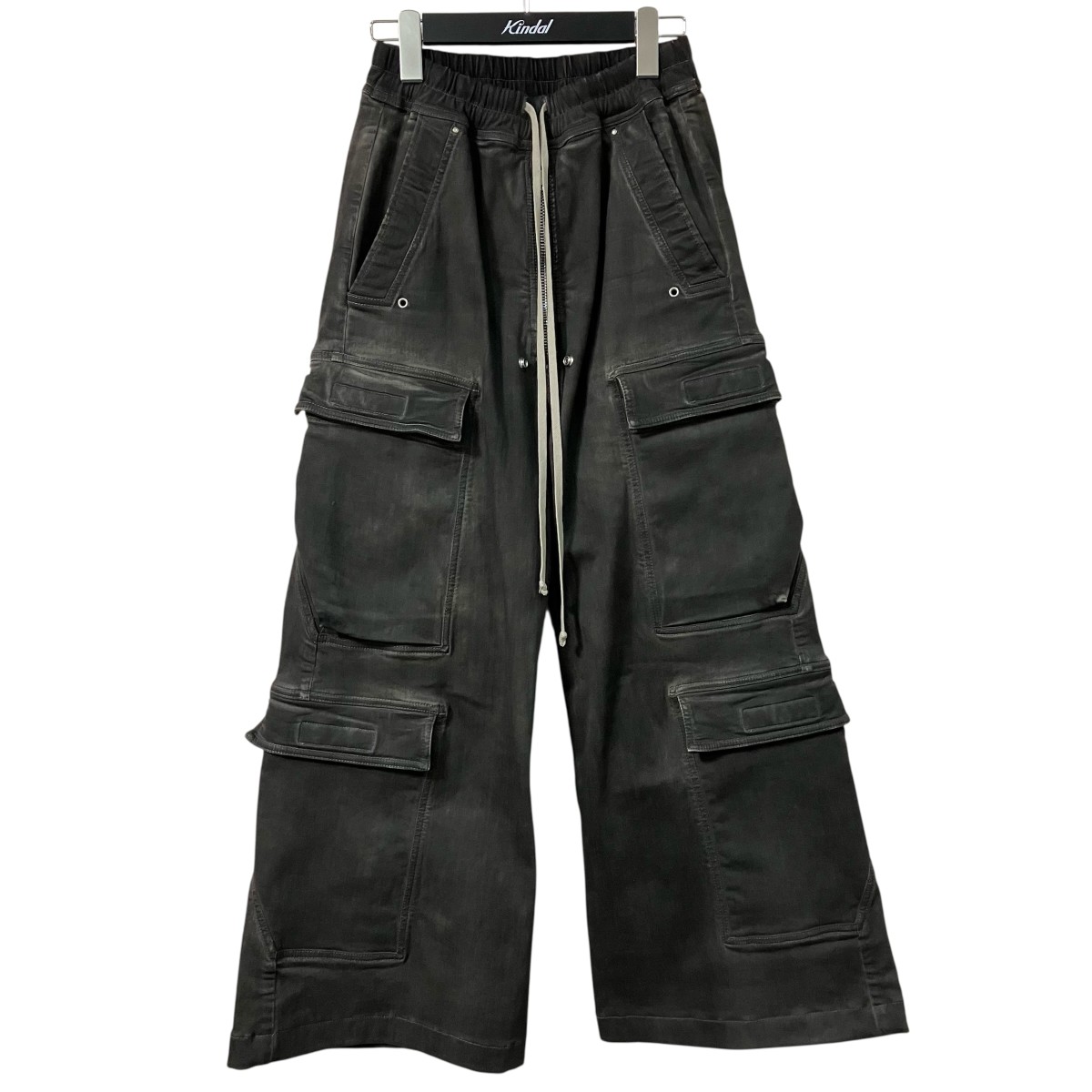【中古】RICK OWENS23SS DOUBLE CARGO JUMBO BELAS カーゴパンツ RR01C4308 SDK ブラック サイズ：44【価格見直し】｜ブランド古着のカインドオル