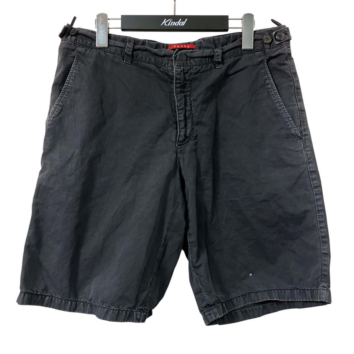 【中古】 PRADA　 ハーフパンツ グレー サイズ：50 【200326】（プラダ）