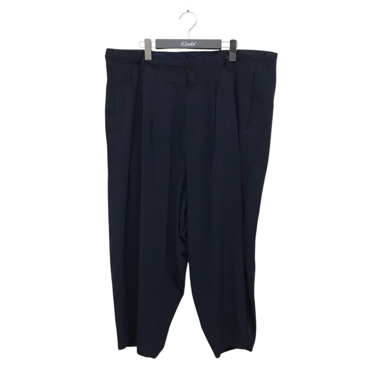 【中古】 YOHJI YAMAMOTO　 パンツ HN-P29-500 ネイビー サイズ：2 【200326】（ヨウジヤマモト）
