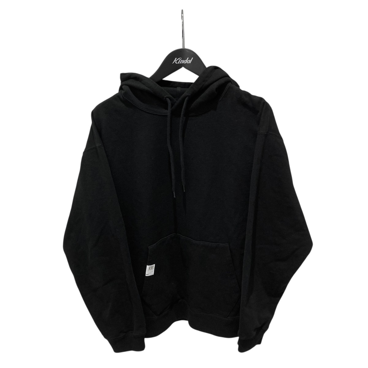 【中古】uniform experiment　LOOSE HOODIE フーディー パーカー UE-250035 ブラック サイズ：2 【200326】（ユニフォームエクスペリメント）｜ブランド古着のカインドオル