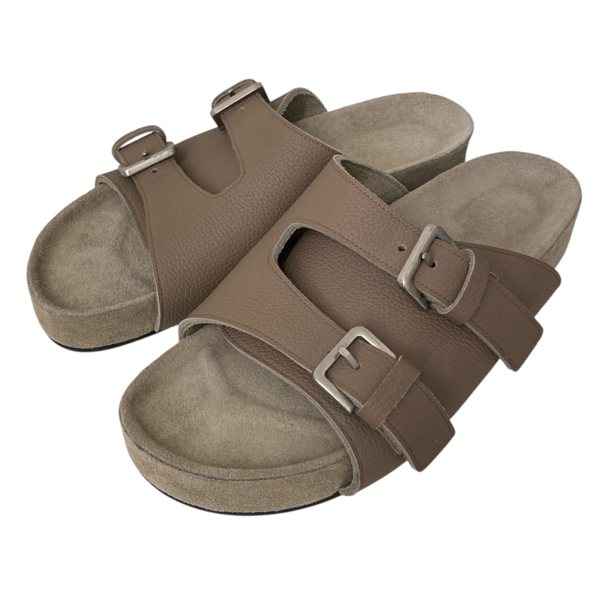 【中古】 ITTI　 SHRUNKEN CALF SANDAL サンダル ベージュ サイズ：1(約26cm) 【200326】（イッチ）