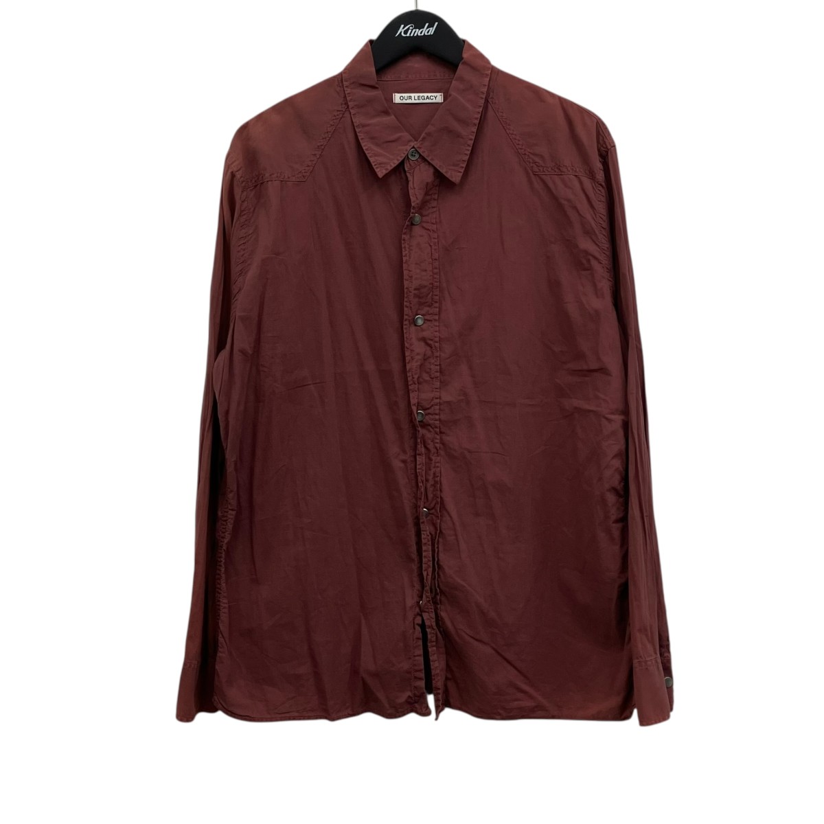 【楽天市場】【中古】OUR LEGACY DELICATE FRONTIER SHIRT ボタンロングスリーブシャツ ピンク サイズ：46 ...