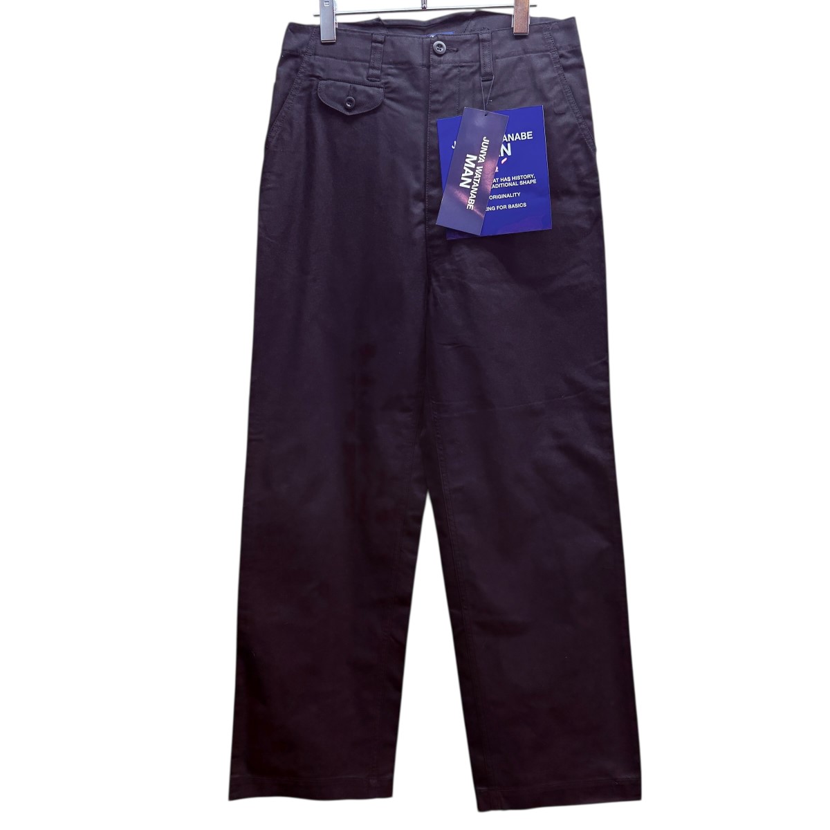 【中古】<br>JUNYA WATANABE MAN<br>26SS／ Cotton Surge ／コットンサージチノパンツ WQ-P029-051 ブラック サイズ：M<br>【価格見直し】