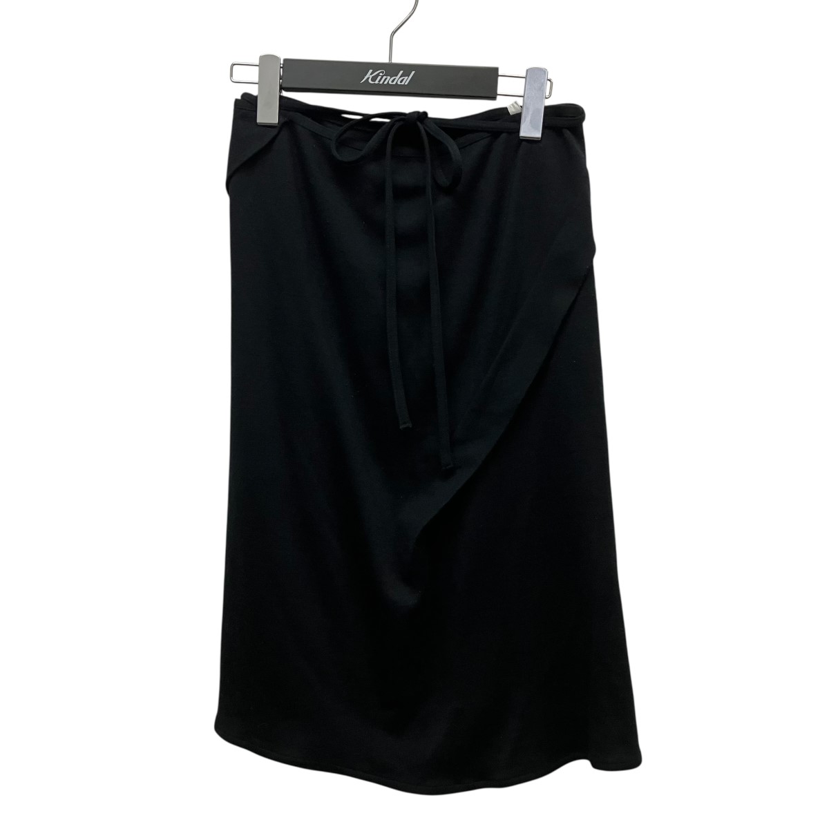 【中古】 MM6 Maison Margiela　 こののえタグ ジャージーラップスカート 32 MA120 ブラック サイズ：M 【200326】（マルタンマルジェラ）