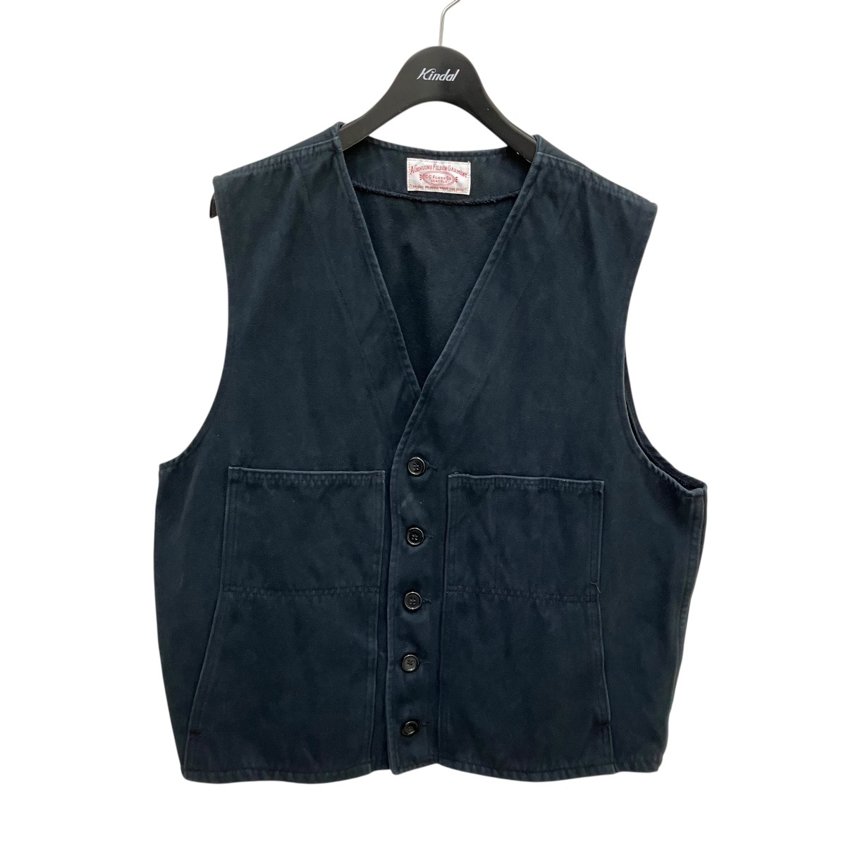 【中古】 FILSON　 ベスト ブラック サイズ：FREE 【210326】（フィルソン）