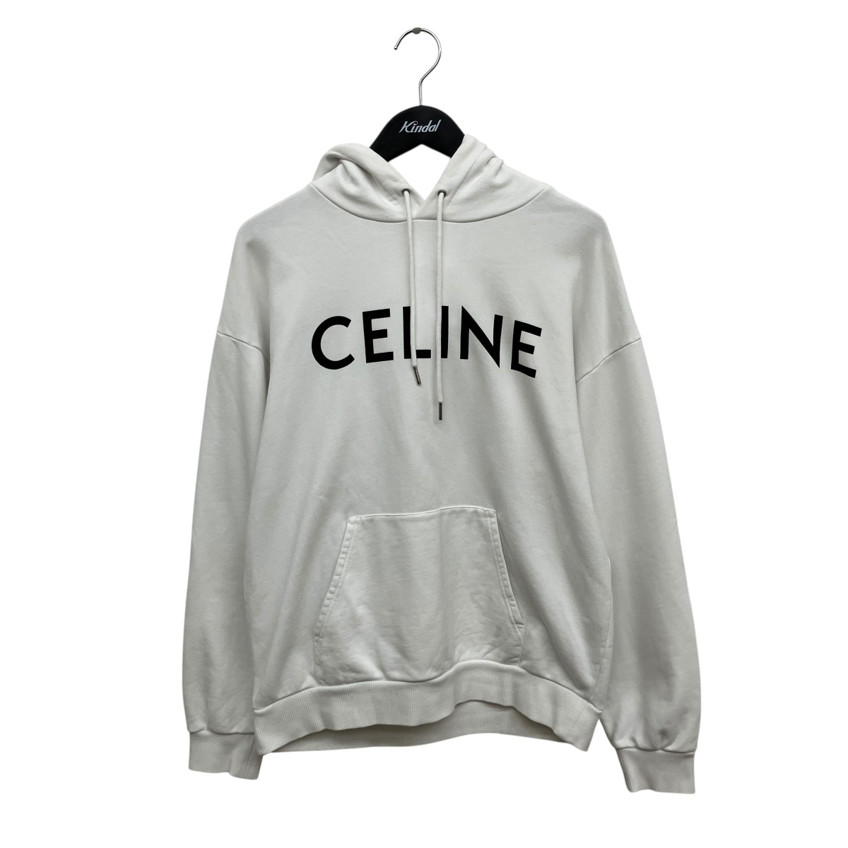 【中古】 CELINE　 パーカー 2Y369052H ホワイト サイズ：M 【210326】（セリーヌ）