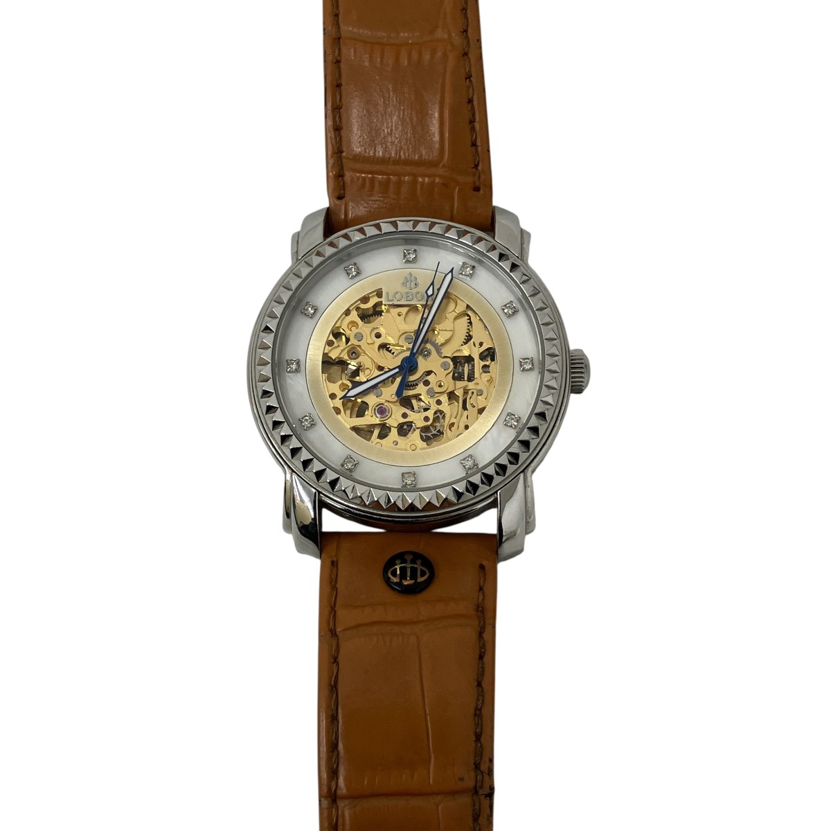 【中古】 LOBOR　 時計 LB1016 ブラウン 【210326】（ロバー）