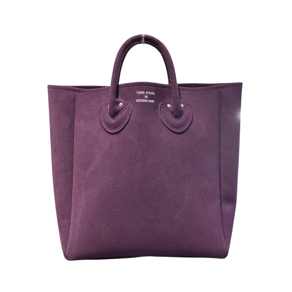 【中古】YOUNG ＆ OLSEN The DRYGOODS STORE ウルトラスウェードトートバッグ パープル 【210326】（ヤングアンドオルセンザドライグッズストア）