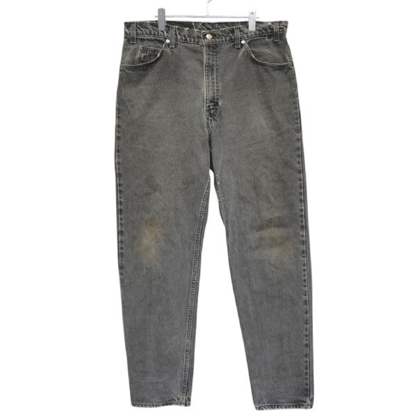 【中古】 LEVI’S　 オレンジタブ ブラックデニム　Lot 550　テーパードデニムパンツ　40550-4159 グレー サイズ：38 【210326】（リーバイス）