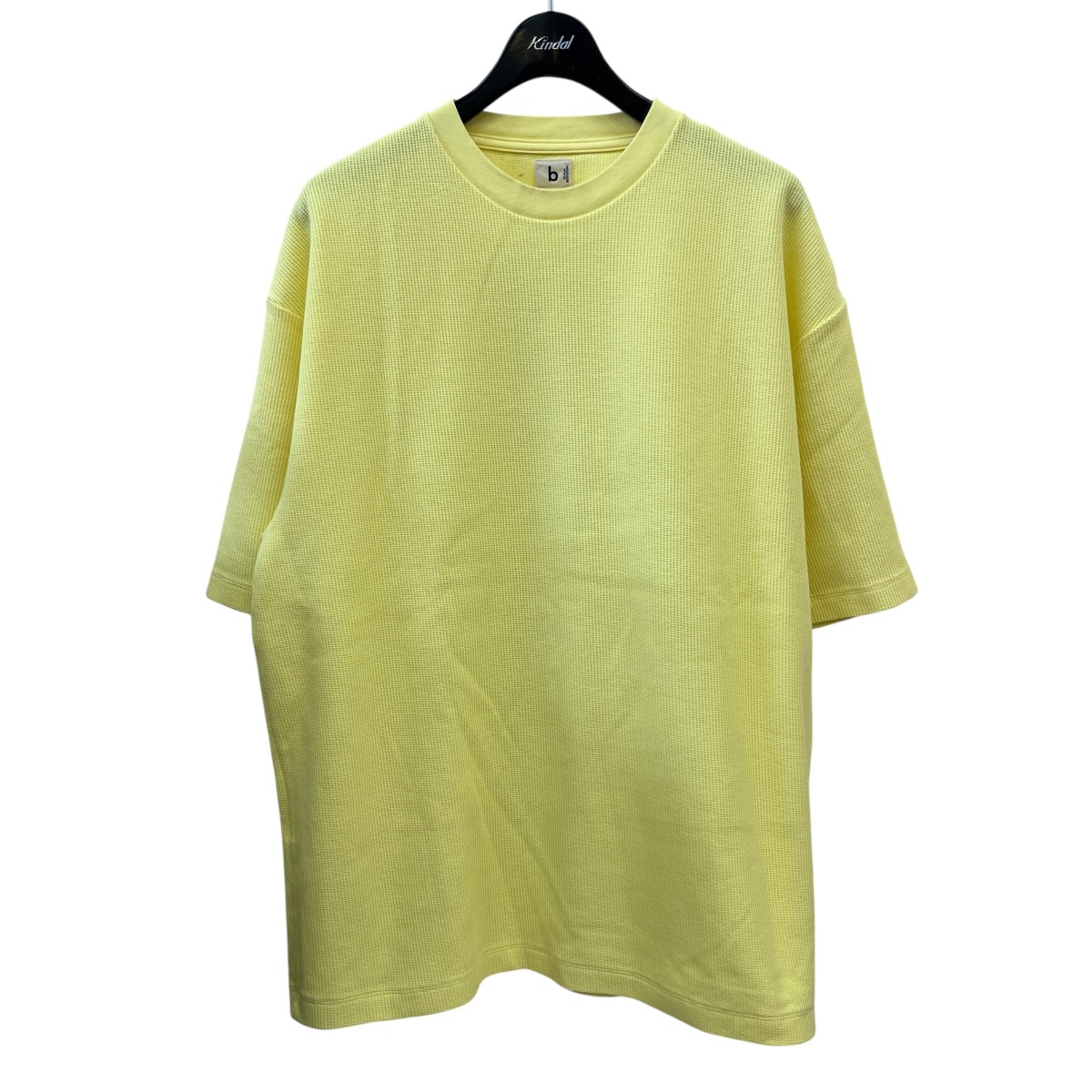 【中古】 blurhms ROOTSTOCK　 サーマルワッフルTシャツ bROOTS23S17 イエロー サイズ：3 【220326】（ブラームスルートストック）