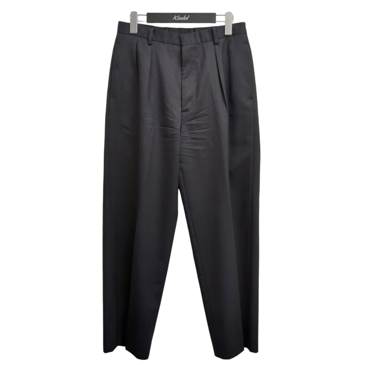 【中古】 LE　 2TUCK WOOL PT パンツ 24-030-053-0000-3-0 ダークグレー サイズ：1 【220326】（エルイー）