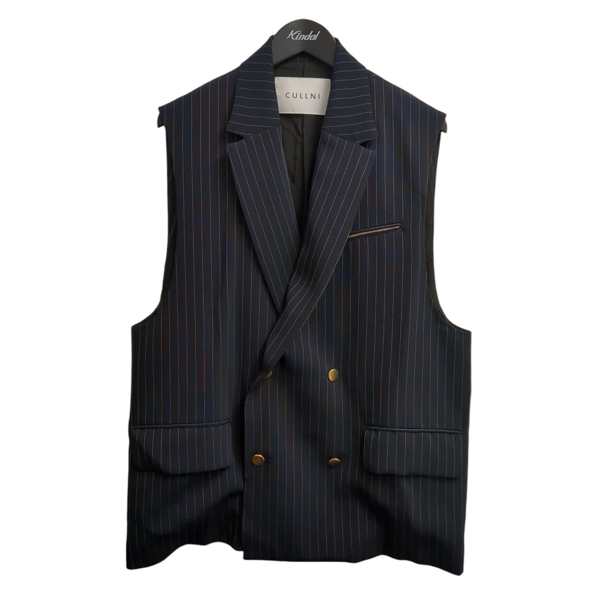 【中古】 CULLNI　 ベスト 24-SS-074ST ネイビー サイズ：2 【220326】（クルニ） 14,731円