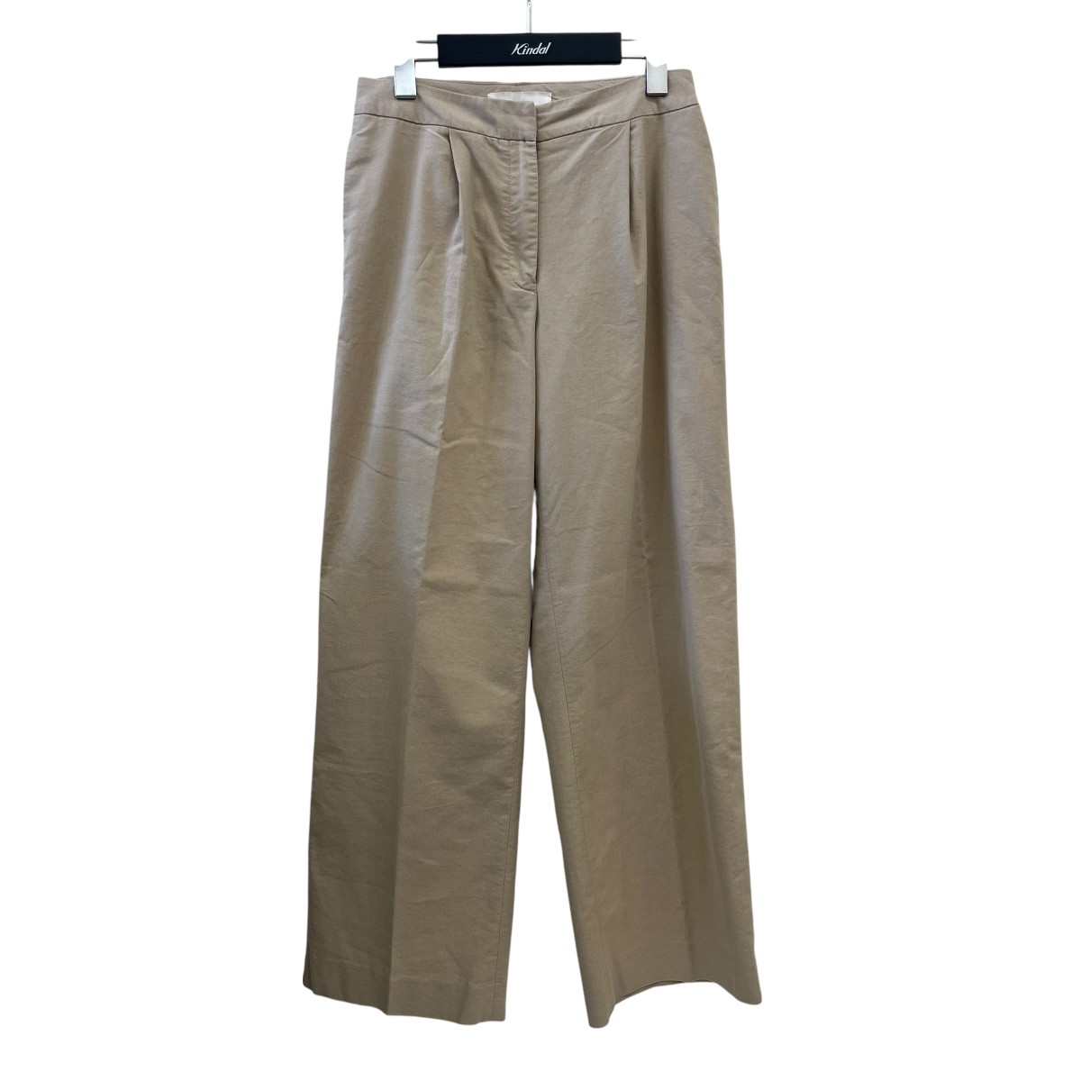 【中古】 TODAYFUL　 タックワイドパンツ 12110701 ベージュ サイズ：36 【220326】（トゥデイフル）