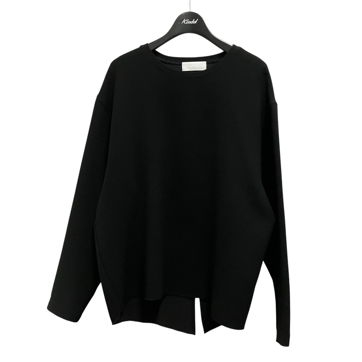 【中古】 GALLARDA GALANTE　 バックスリットブラウスTee 長袖カットソー GGZ1041204A0016 ブラック サイズ：F 【220326】（ガリャルダガランテ）