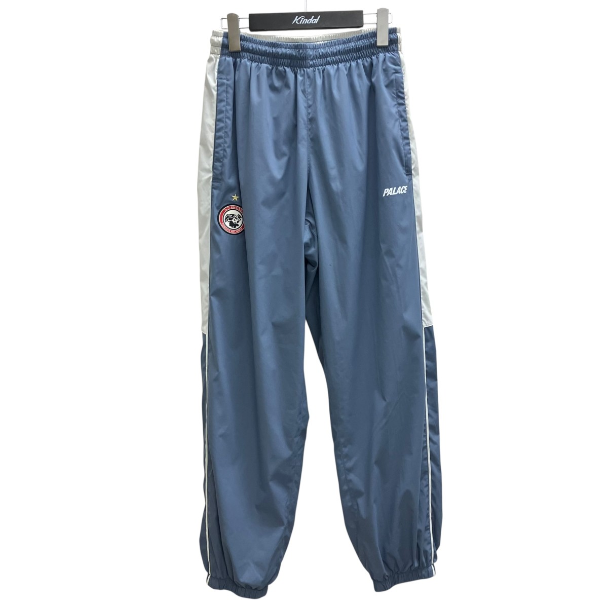 【中古】 PALACE　 25SS Team Palco Jogger チームジョガーパンツ ブルー×ホワイト サイズ：S 【220326】（パレス）