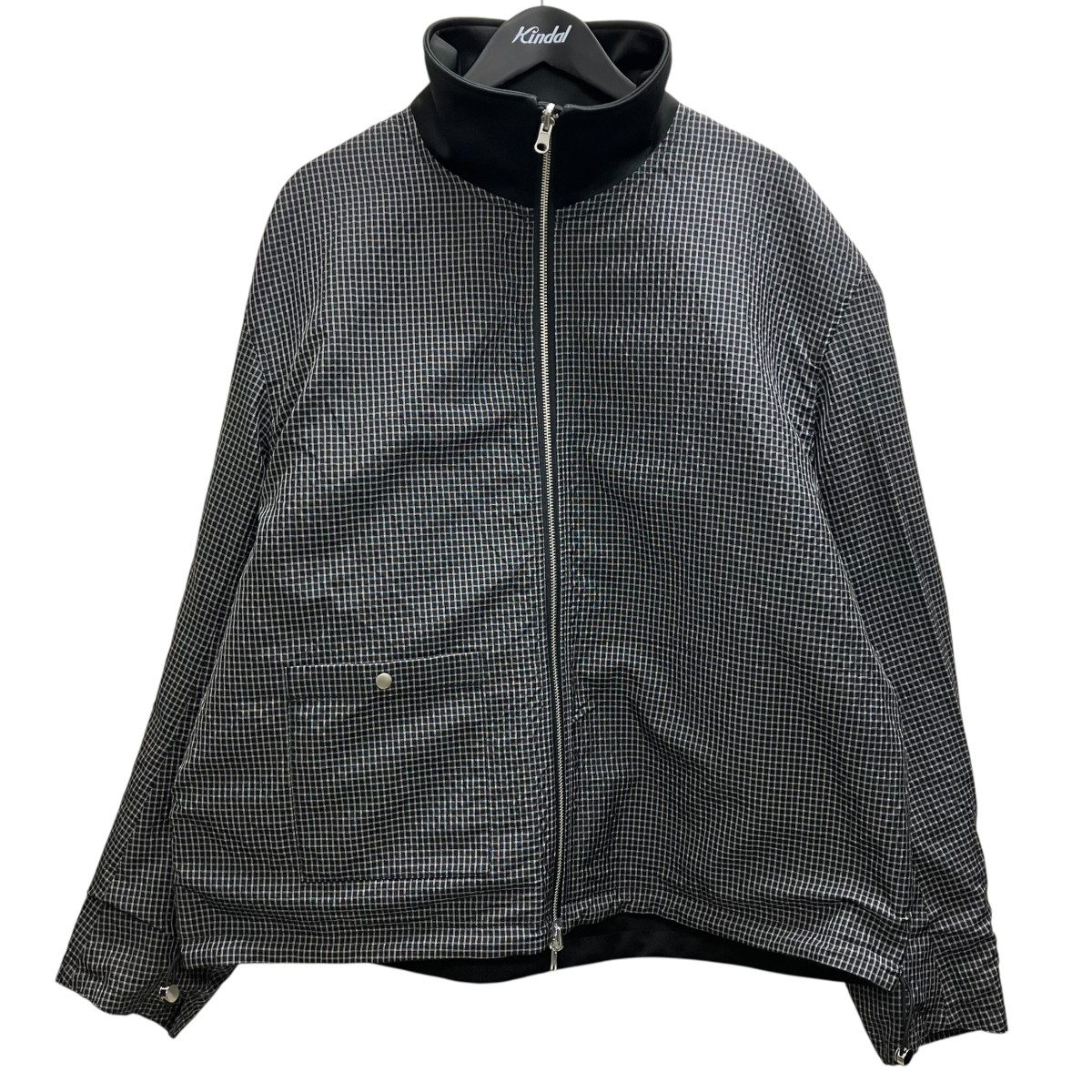 【中古】 SYUMAN．　 26SS Hi-neck blouson リバーシブルジャケット ブラック サイズ：サイズ表記無し 【220326】（シュウマン）
