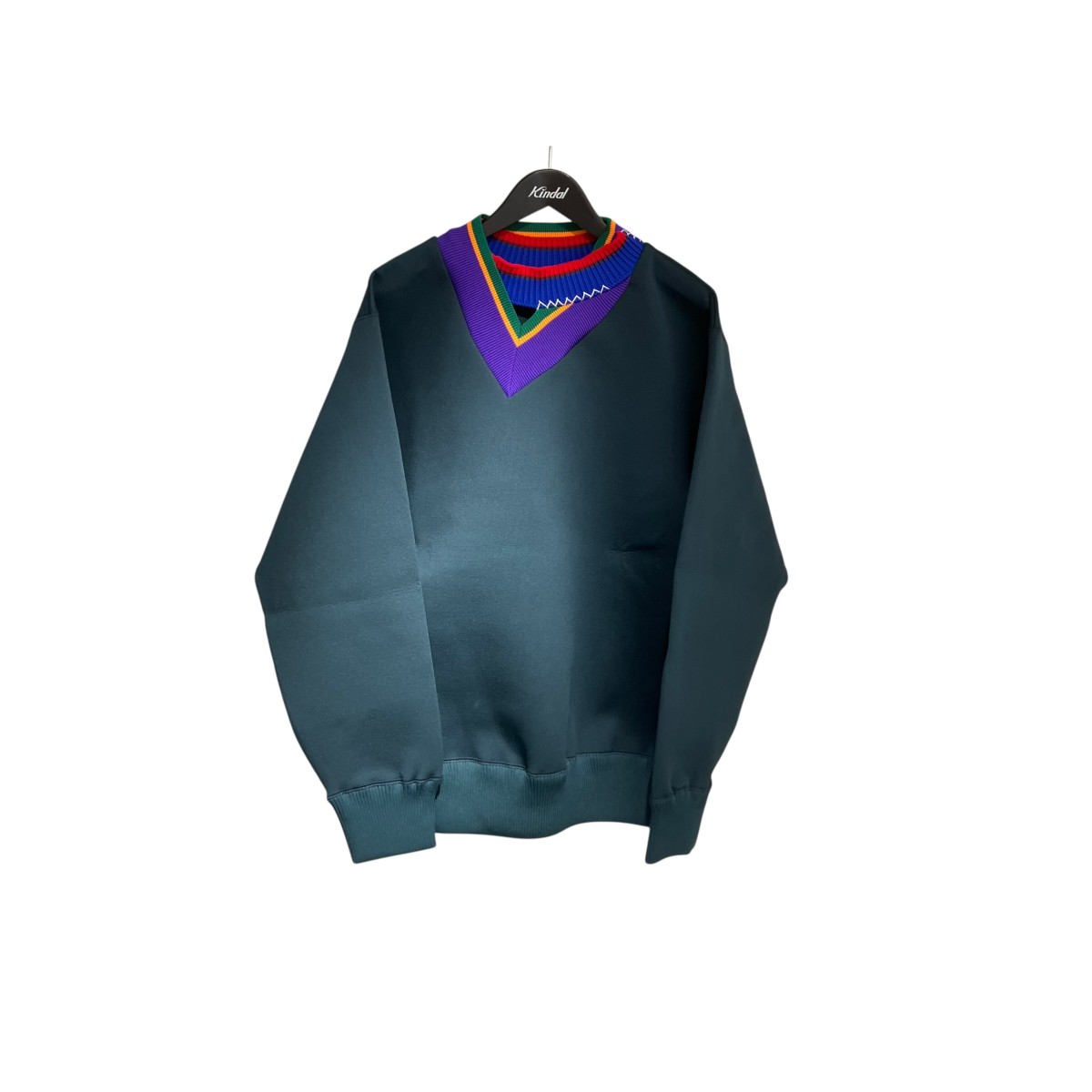 【中古】 kolor／BEACON　 スウェット 23WCM-T02202 グリーン サイズ：3 【220326】（カラー／ビーコン） 23,595円
