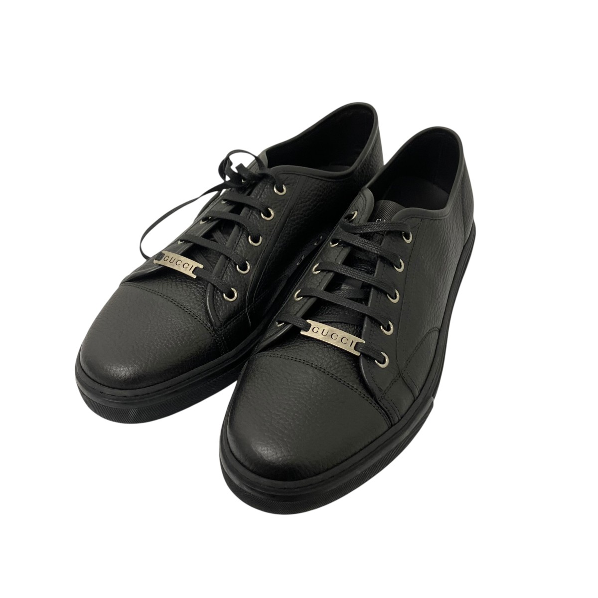 【中古】 GUCCI ロートップスニーカー ブラック サイズ：11 【価格見直し】