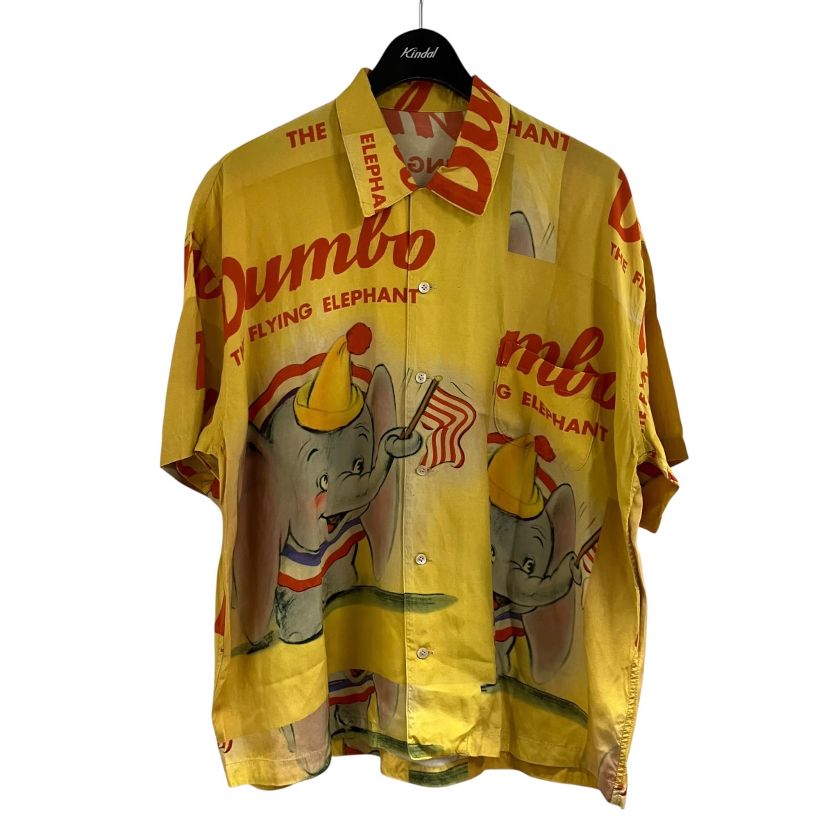 【中古】 Porter Classic×Disney　 ダンボアロハシャツ イエロー サイズ：- 【220326】（ポータークラシック×ディズニー） 20,275円