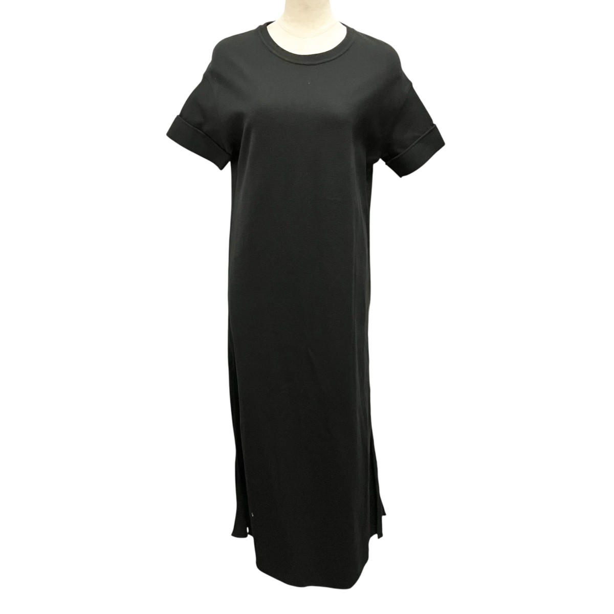 【中古】 THE RERACS　 半袖ワンピース 24SS RECS 444L ブラック サイズ：36 【220326】（ザリラクス）