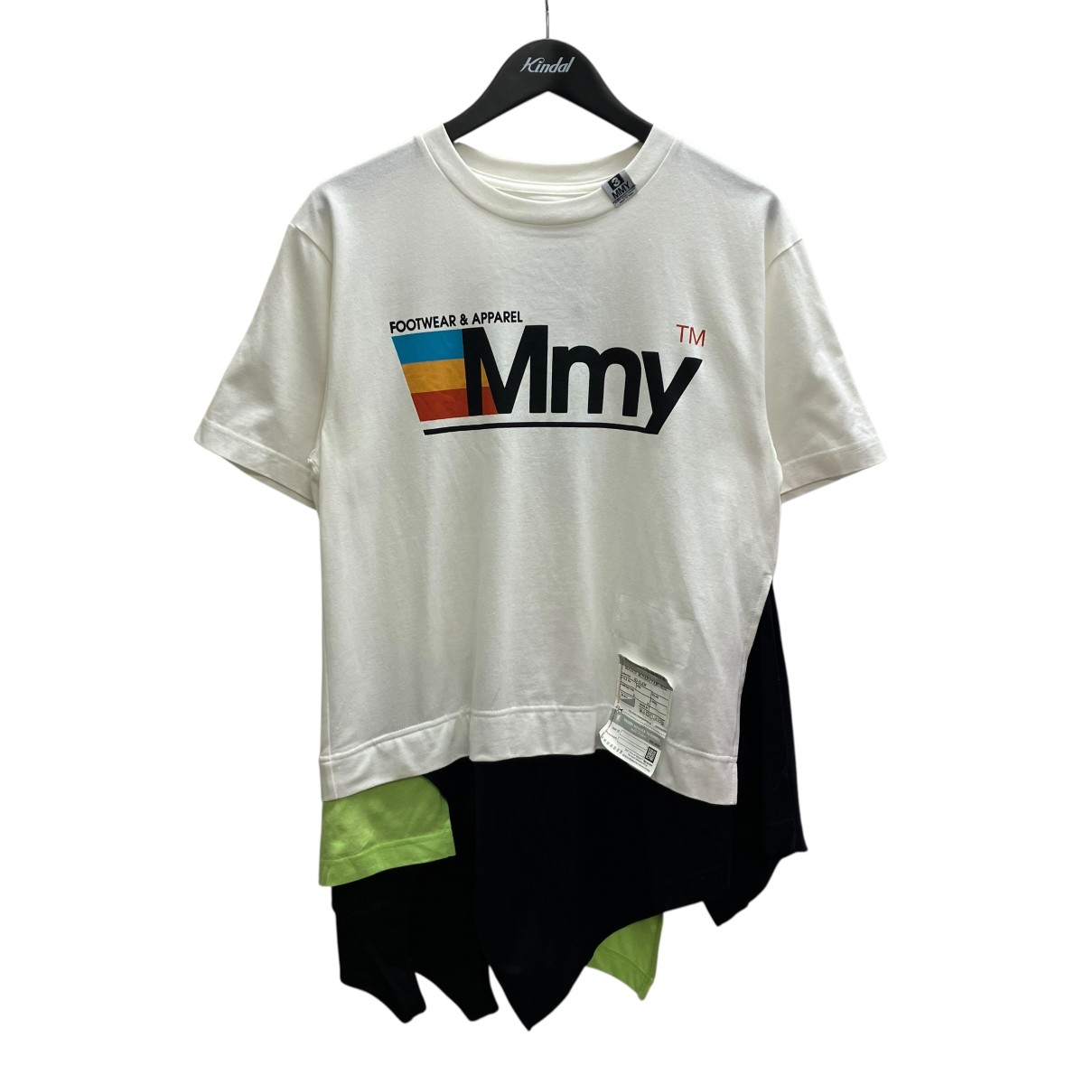 【中古】 Maison MIHARA YASUHIRO　 ドッキングTシャツ マルチカラー サイズ：38 【230326】（メゾンミハラヤスヒロ）