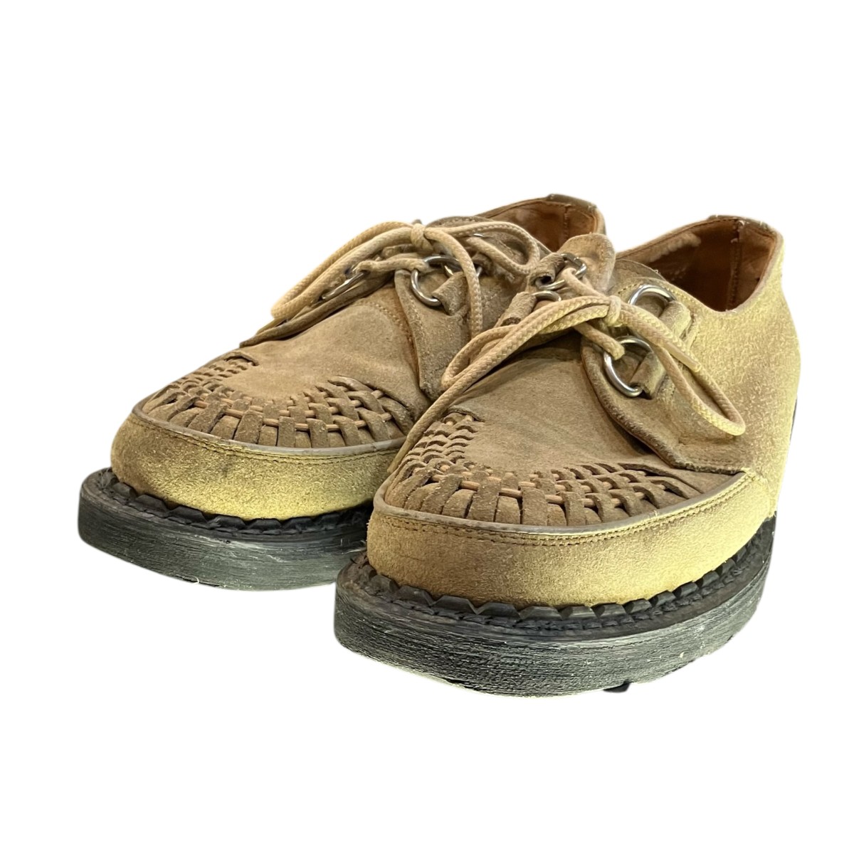 【中古】 GEORGE COX　 ラバーソールシューズ 0403010 カーキ サイズ：8 【230326】（ジョージコックス）