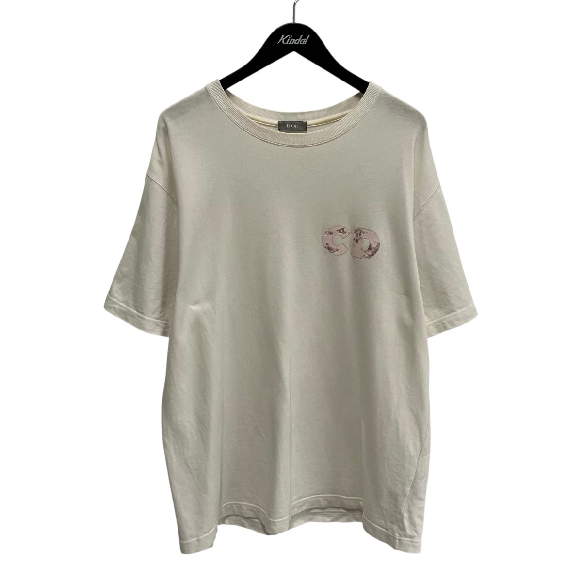 【中古】 DIOR　 20SS Daniel Arsham 半袖Tシャツ 023J615C0554 ホワイト サイズ：XL 【230326】（ディオール）