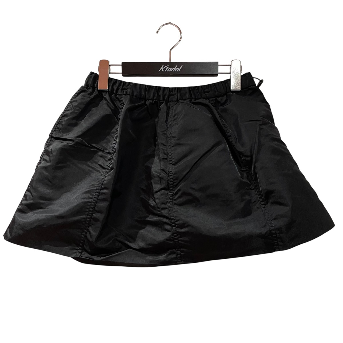 【中古】 TOGA PULLA　 Nylon Twill Skirt ナイロンスカート TP241-FG218 ブラック サイズ：36 【220326】（トーガプルラ）