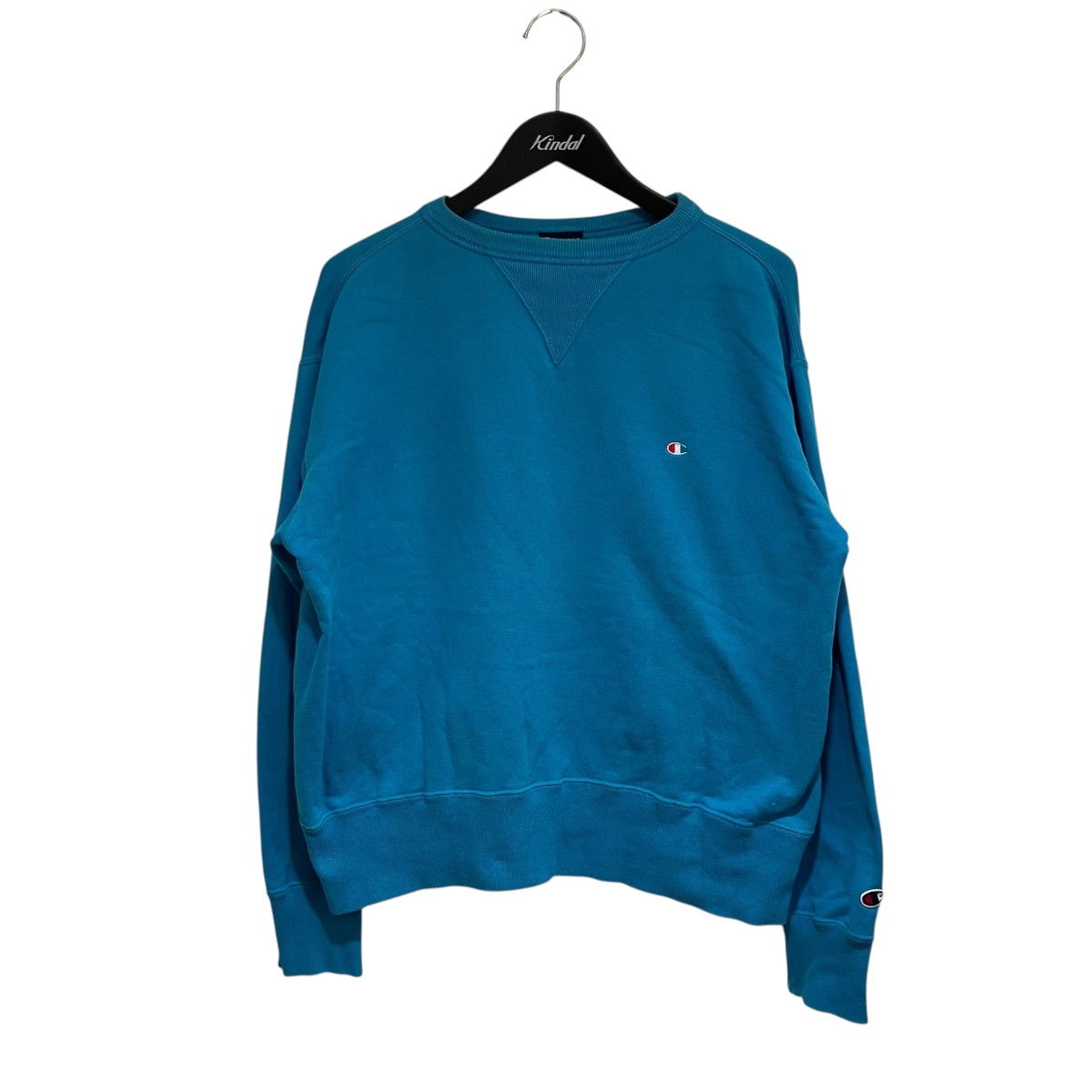 【中古】 Champion　 90S Reverse Weave 長袖トレーナー スカイブルー サイズ：L 【220326】（チャンピオン）