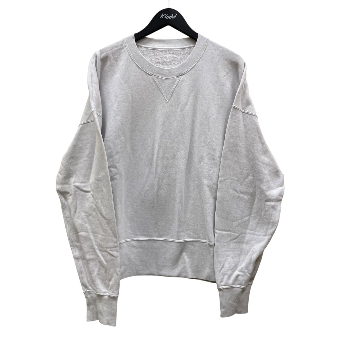 【中古】 VISVIM　 25SS COURT SWEAT L S スウェット トレーナー 0125205010025 オフホワイト サイズ：3 【220326】（ビズビム）
