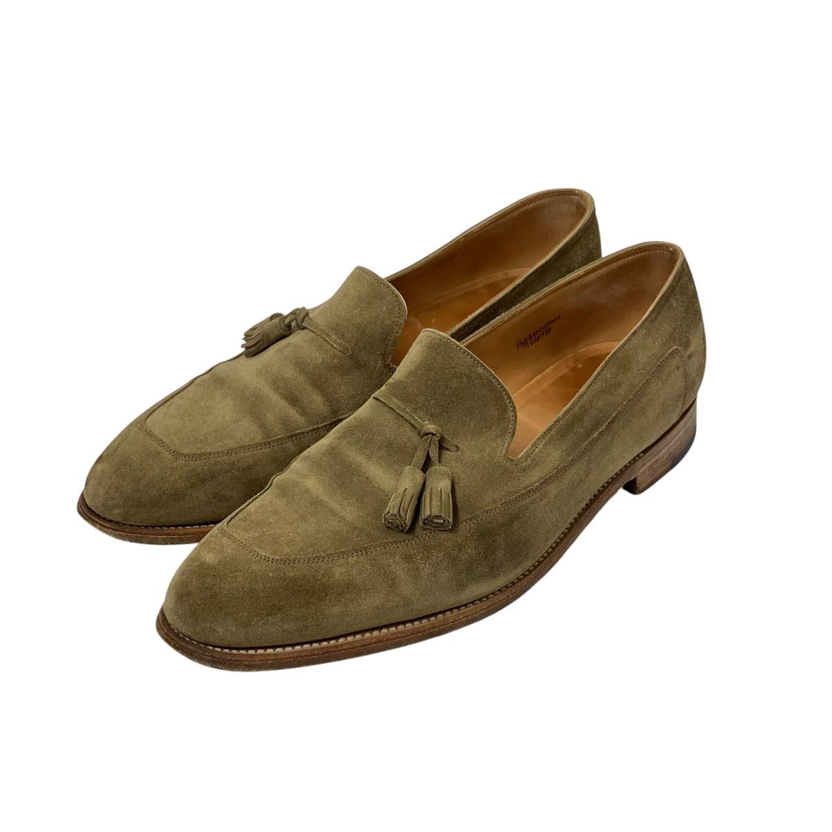 【中古】JOHN LOBB BUCKINGHAM タッセルローファー カーキ 大きさ：9 【230326】（ジョンロブ）