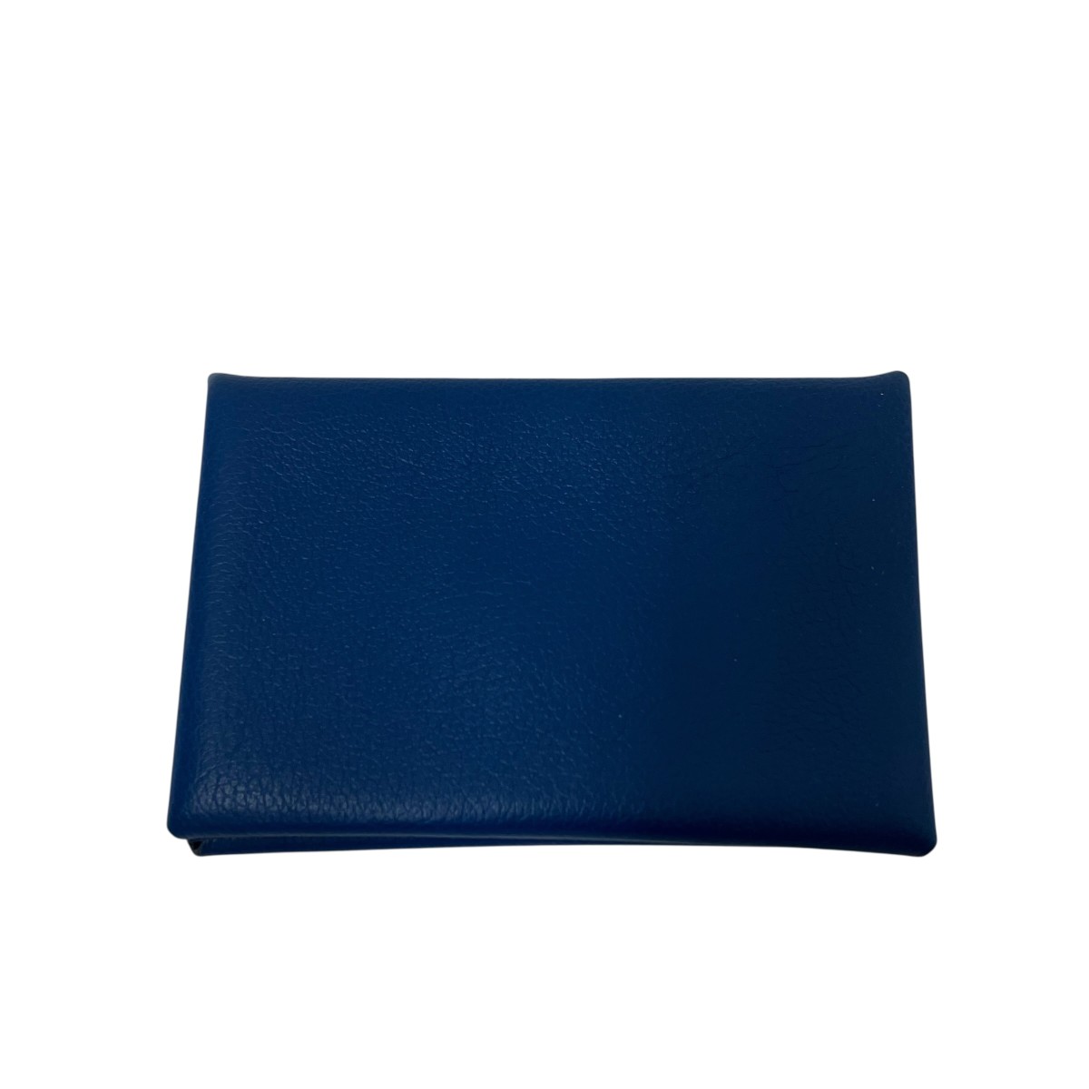 【中古】HERMES U目じるし カルヴィ コインケース 青碧 【230326】（エルメス）