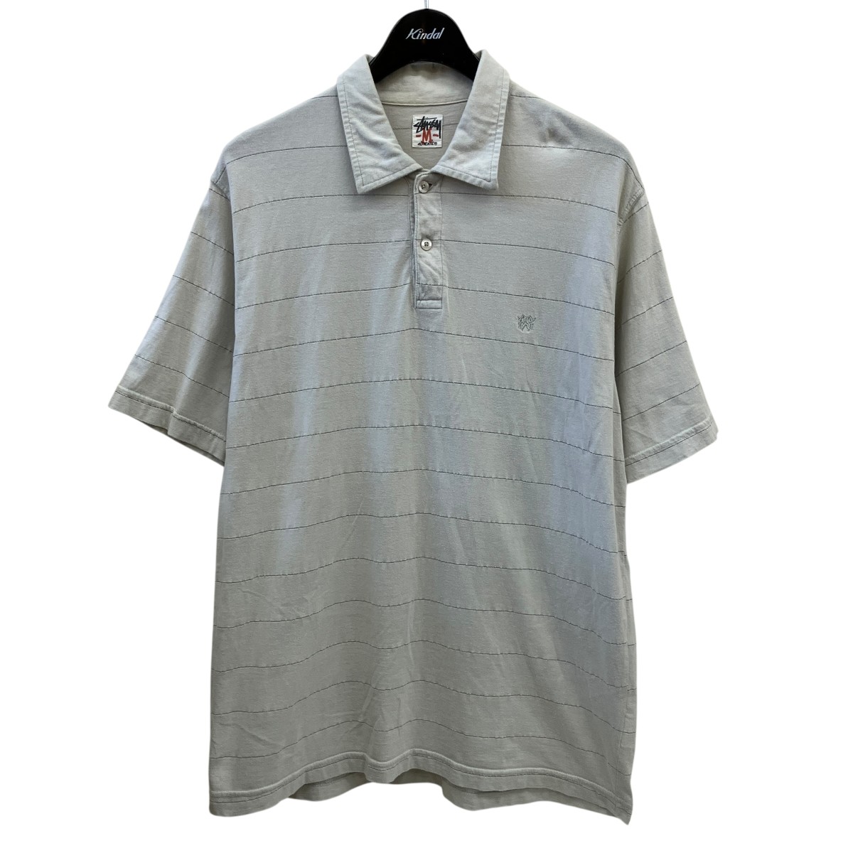 【中古】 stussy　 00S　vintage 半袖シャツ グレー サイズ：M 【230326】（ステューシー）
