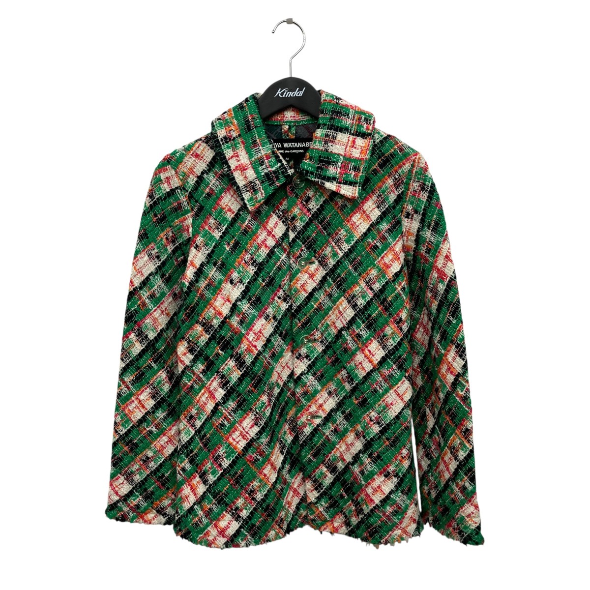 【中古】 JUNYA WATANABE CDG　 ツイードジャケット JC-B004 マルチカラー サイズ：M 【230326】（ジュンヤワタナベコムデギャルソン）