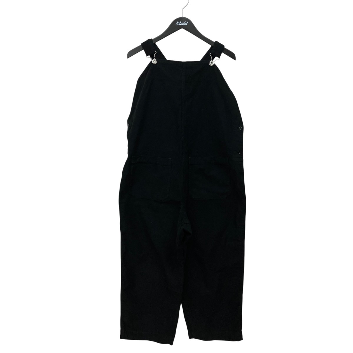 【中古】 nest Robe　 モールスキン サロペット 01253-1095 ブラック サイズ：F 【230326】（ネストローブ）