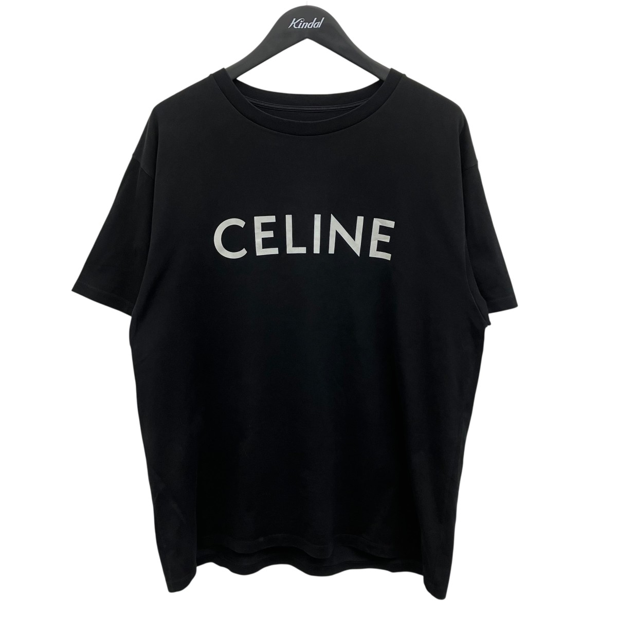 【中古】\u003cBR\u003eCELINE\u003cBR\u003eロゴタイプ刷り上げるプルオーバー 黒いこと 大きさ：XL\u003cBR\u003e【必要経費思いかえす】