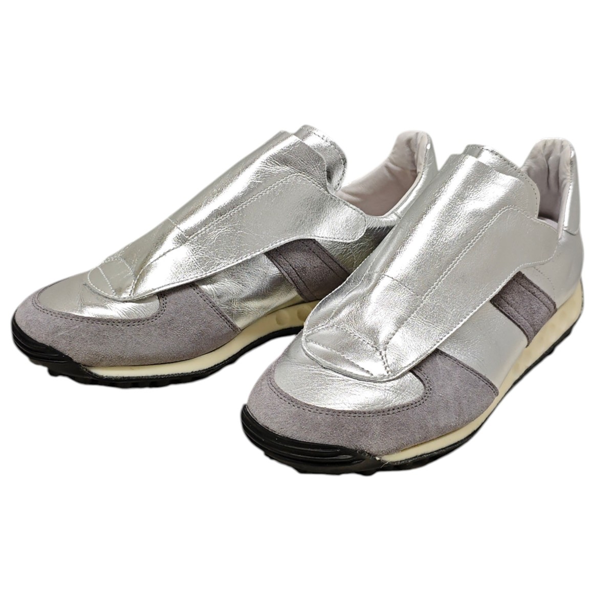 【中古】 REPRODUCTION OF FOUND　 GERMAN RACER スニーカー シルバー サイズ：41 【230326】（リプロダクションオブファウンド）