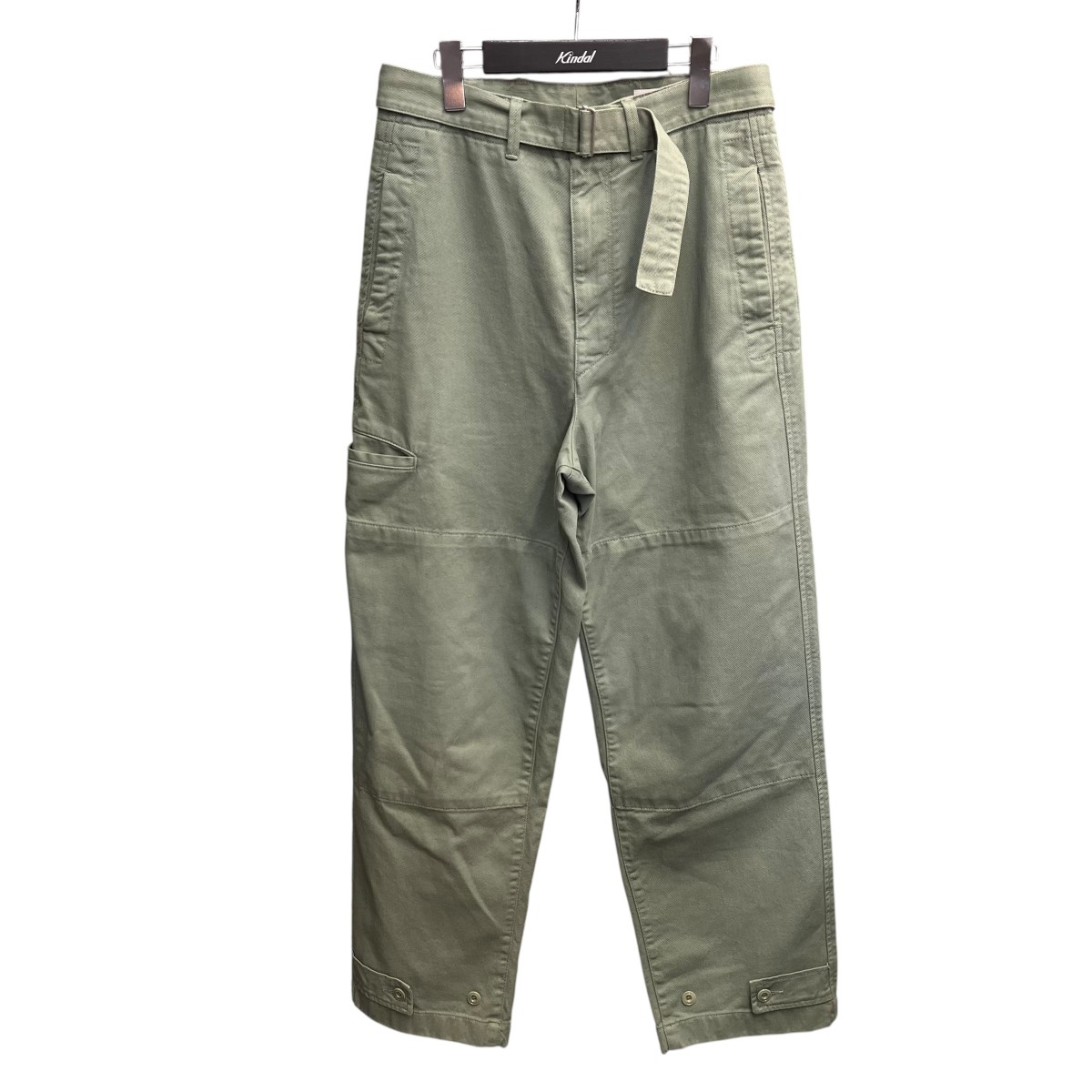 【中古】 LEMAIRE　 MILITARY PANTS ワークパンツ グリーン サイズ：S 【230326】（ルメール）
