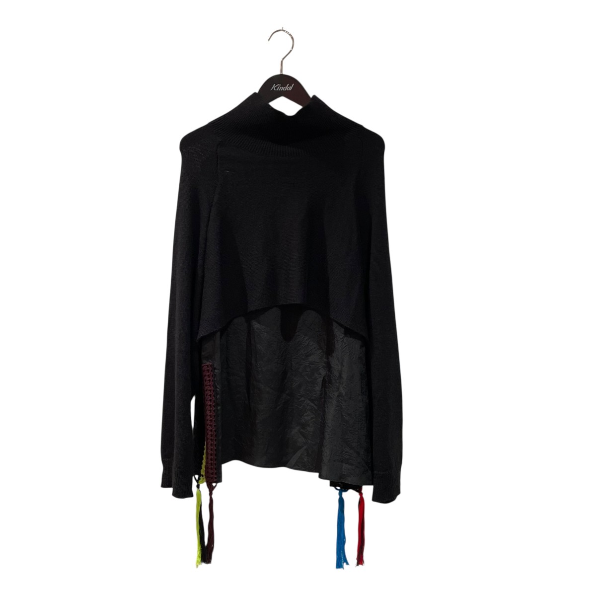 【中古】 PONTI　 CITYSHOP別注 ハイネックCROCHETSIDEプルオーバー PO2L037 ブラック サイズ：FREE 【230326】（ポンティ） 8,131円