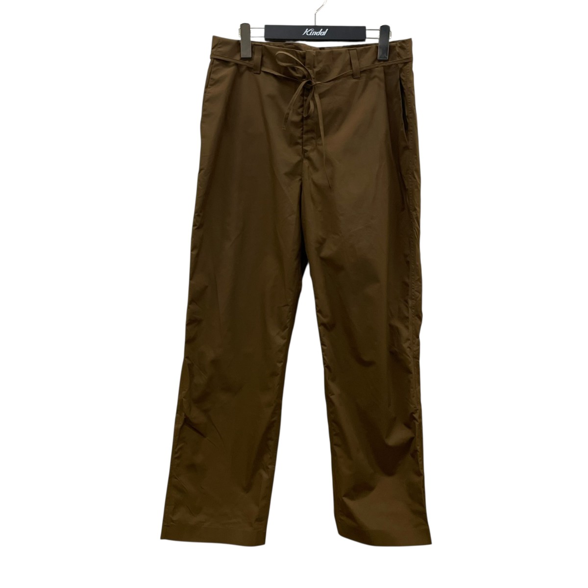 【中古】 DESCENTE　 WIDE TAPERED PANTS コットンパンツ DLMMJG82 ブラウン サイズ：M 【230326】（デサント）