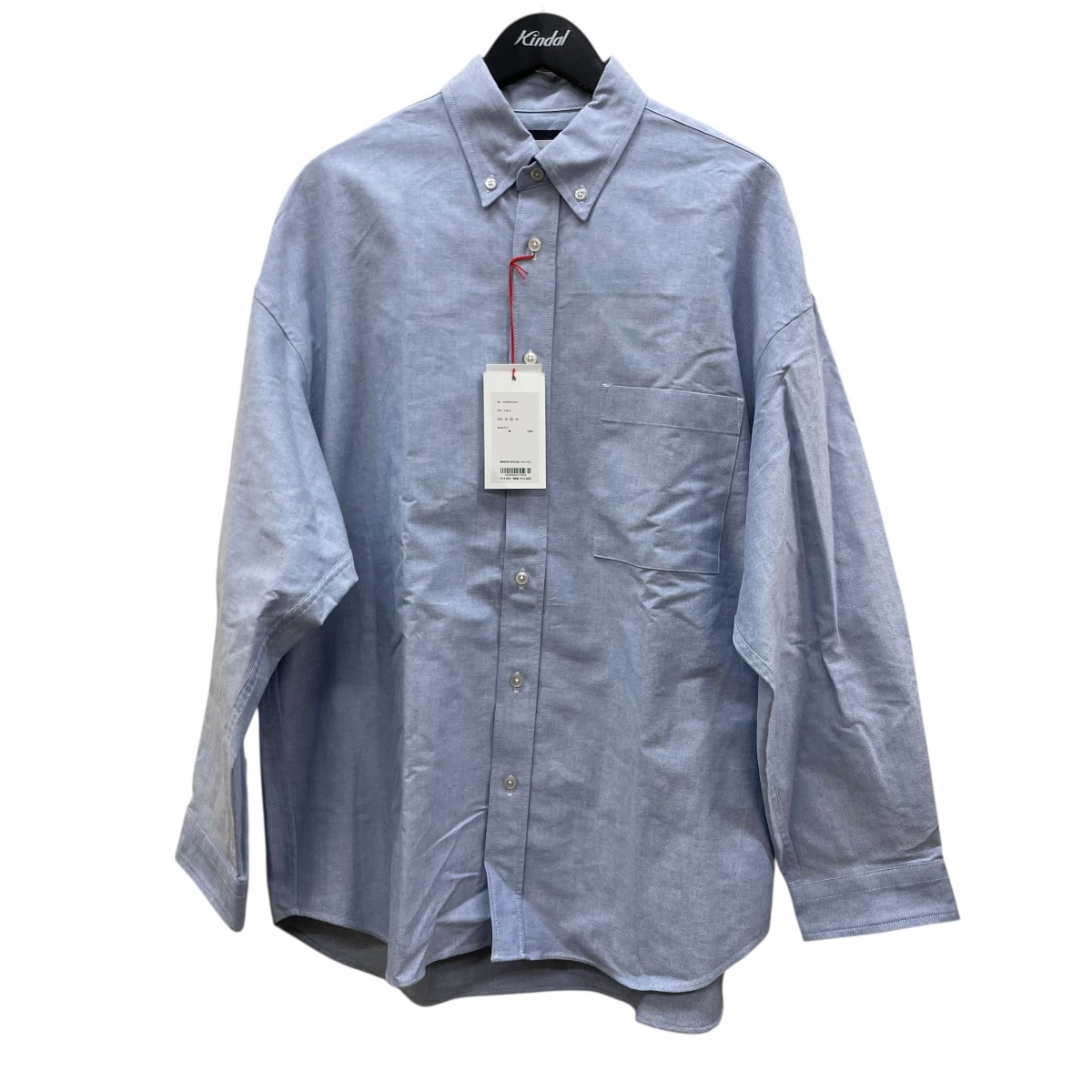 【中古】 MAISON SPECIAL　 アメリカンオックスフォードプライムオーバーボタンダウンシャツ ボタンダウンシャツ 11222311212 ライトブルー サイズ：1 【230326】（メゾンスペシャル）