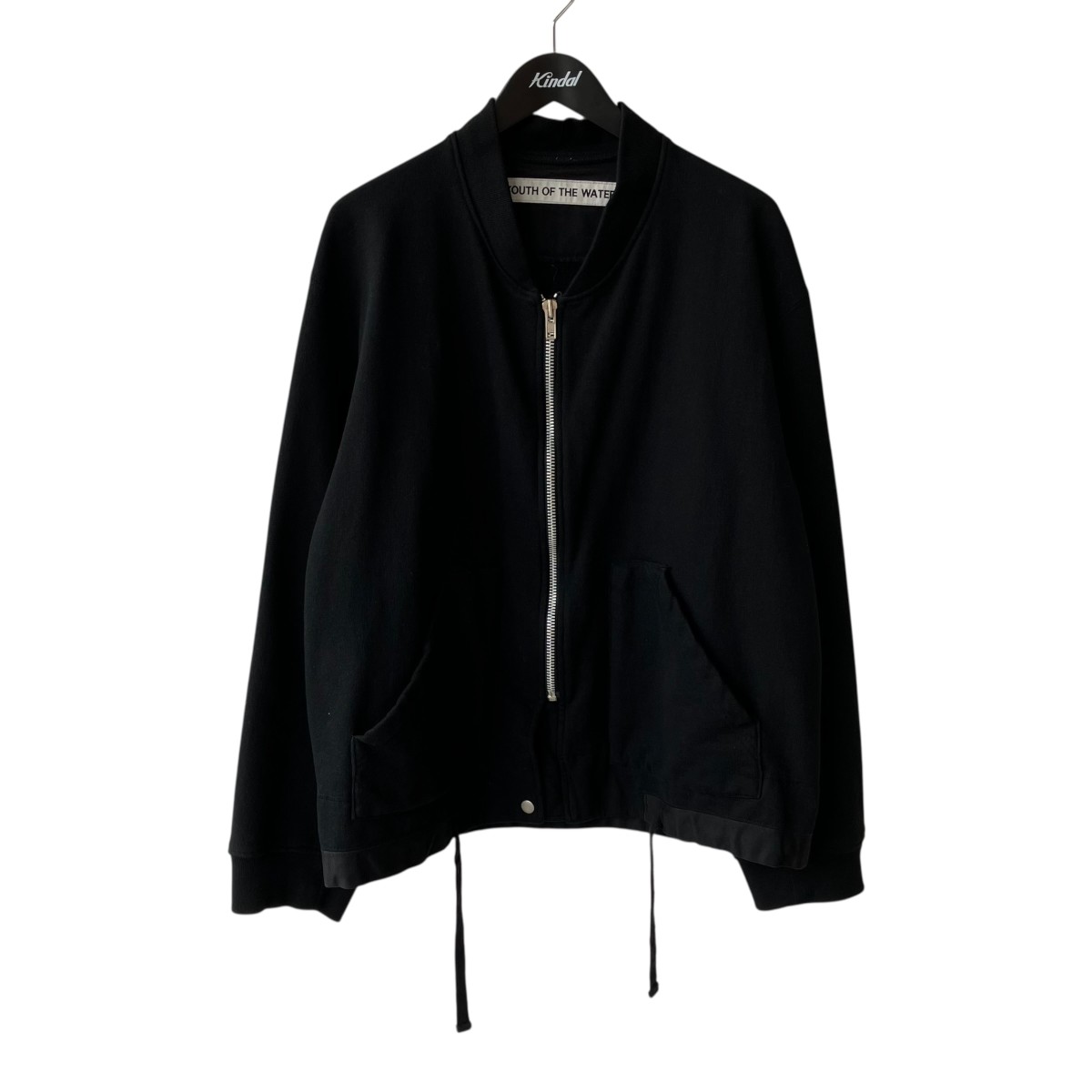 【中古】YOUTH OF THE WATERCWU-9 P Sweat Blouson ブルゾンジャケット 253-05003 ブラック サイズ：M【価格見直し】｜ブランド古着のカインドオル